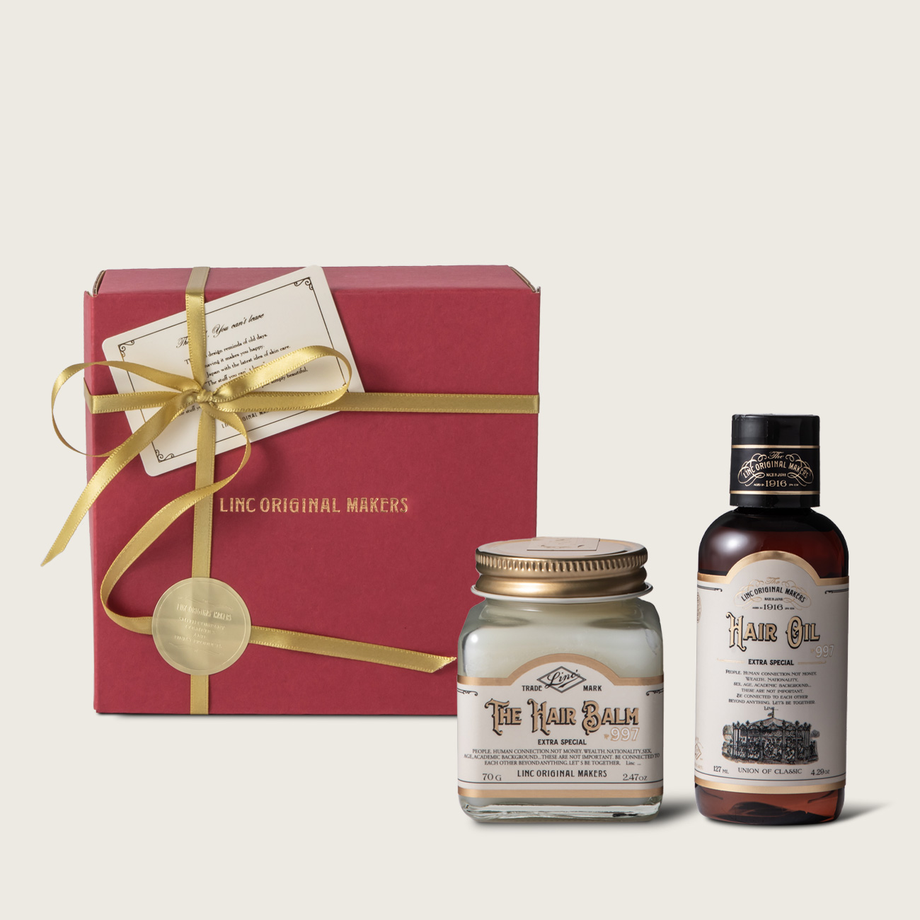 GIFTSET<HAIR BALM ＆ HAIR OIL>