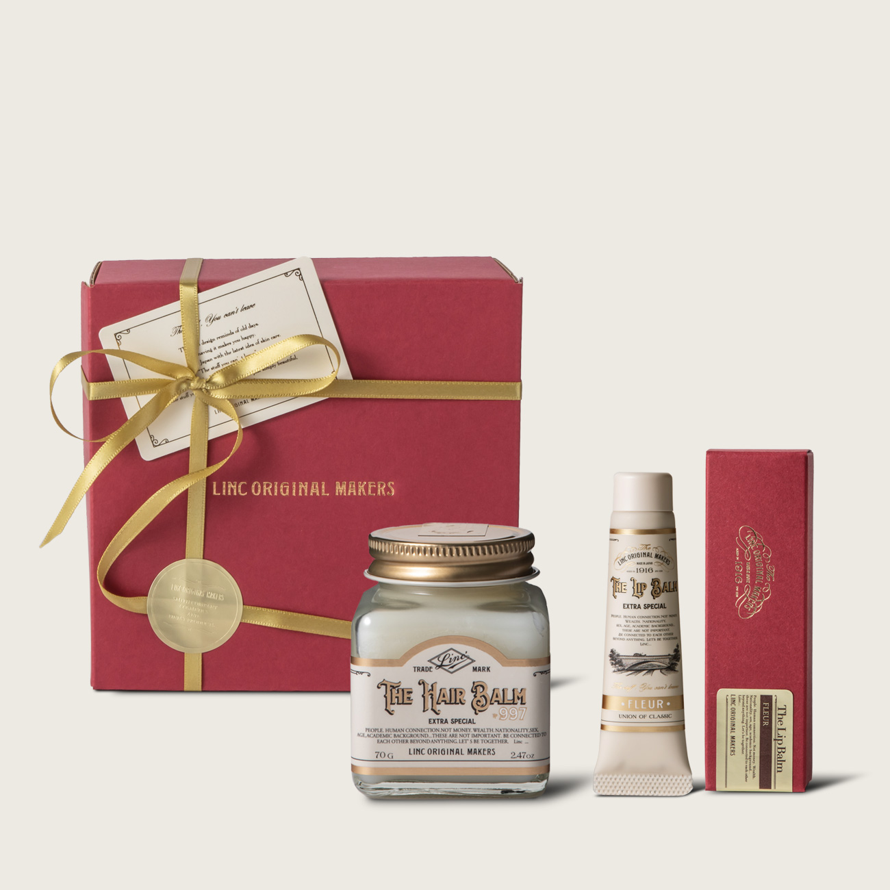 GIFTSET<HAIR BALM ＆ LIP BALM>